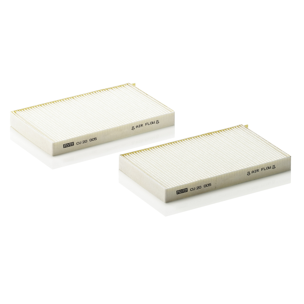 Filter, interior air - CU 20 005-2 MANN-FILTER