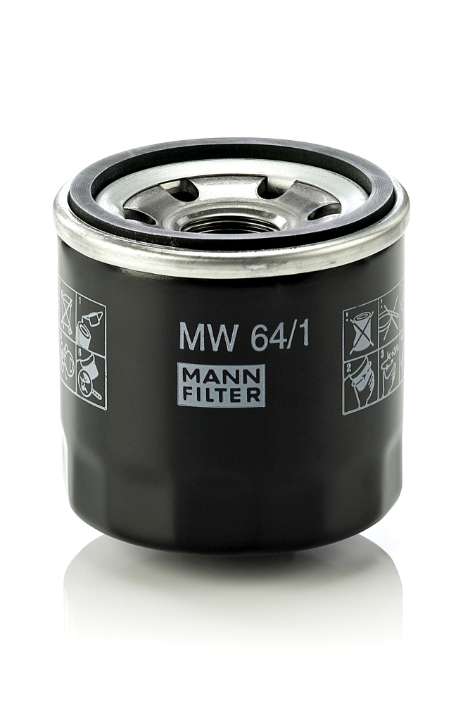 alyvos filtras - MW 64/1 MANN-FILTER