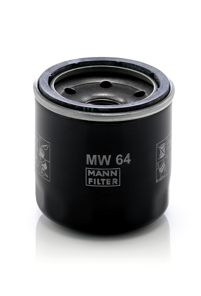 alyvos filtras - MW 64 MANN-FILTER