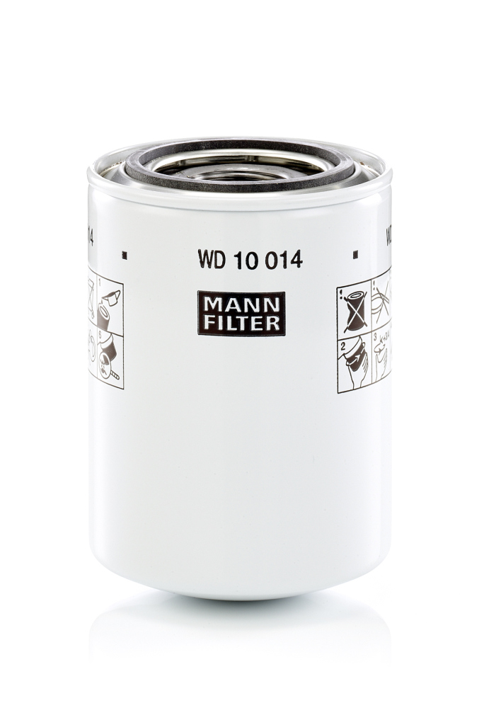 Filtro, Sistema idraulico di lavoro - WD 10 014 MANN-FILTER