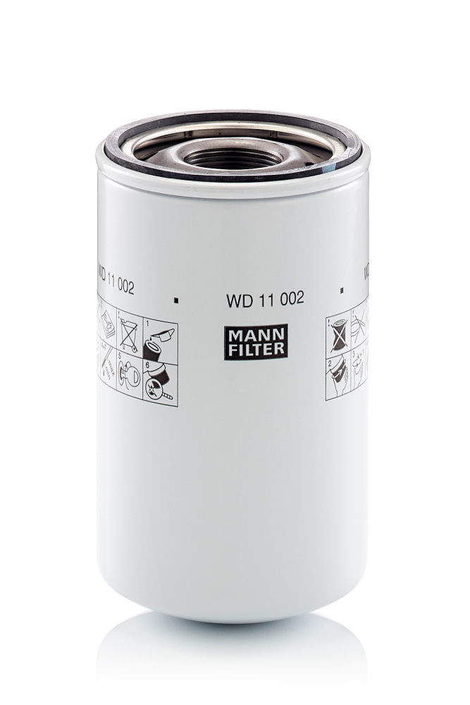 filtras, hidraulinė sistema - WD 11 002 MANN-FILTER