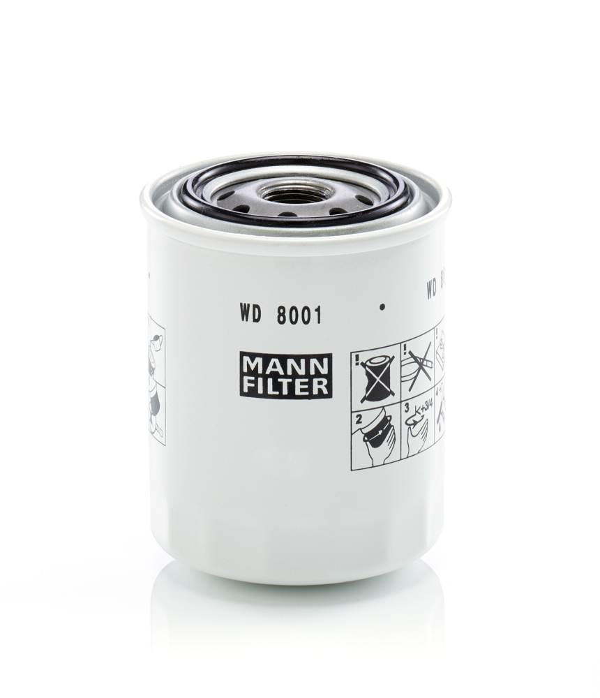 Filter, operating hydraulics - WD 8001 MANN-FILTER