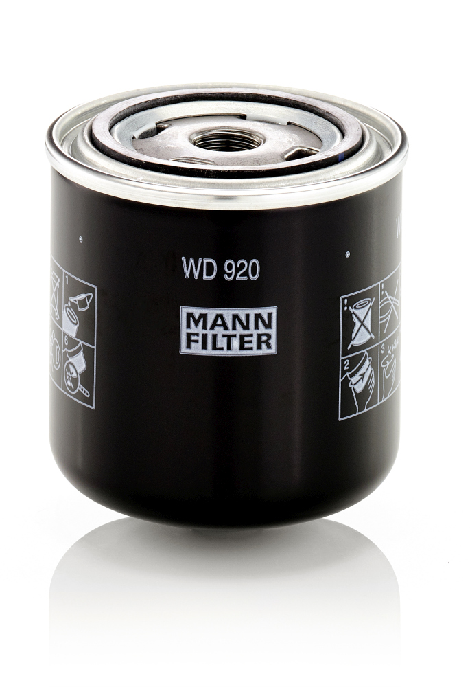 Filtro, Sistema idraulico di lavoro - WD 920 MANN-FILTER