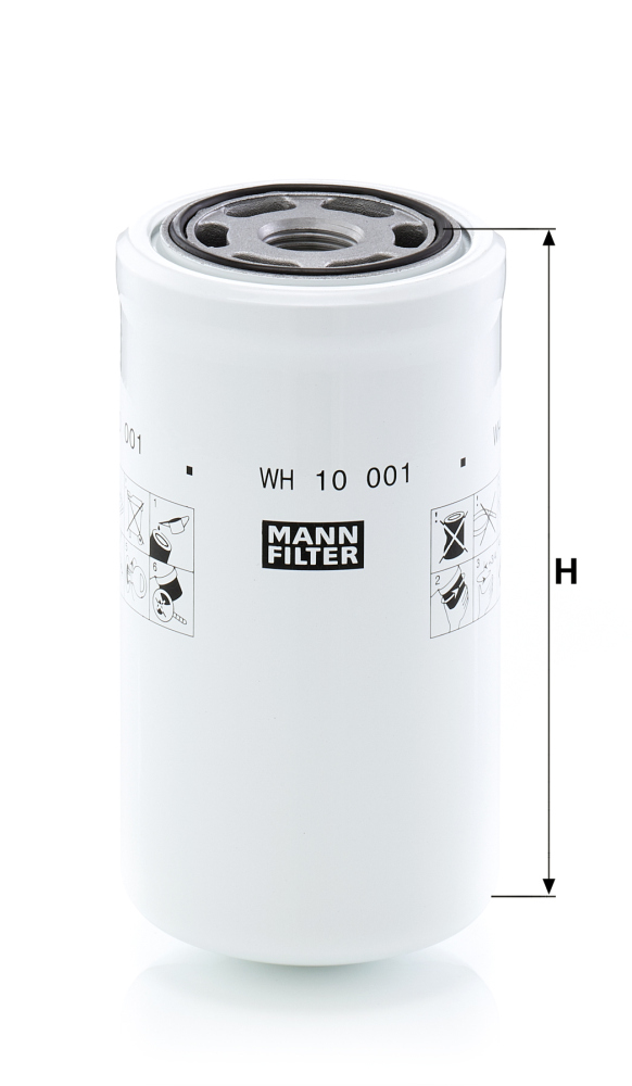 Гидрофильтр, автоматическая коробка передач - WH 10 001 MANN-FILTER