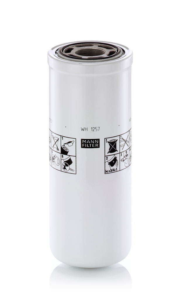 Filter, operating hydraulics - WH 1257 MANN-FILTER