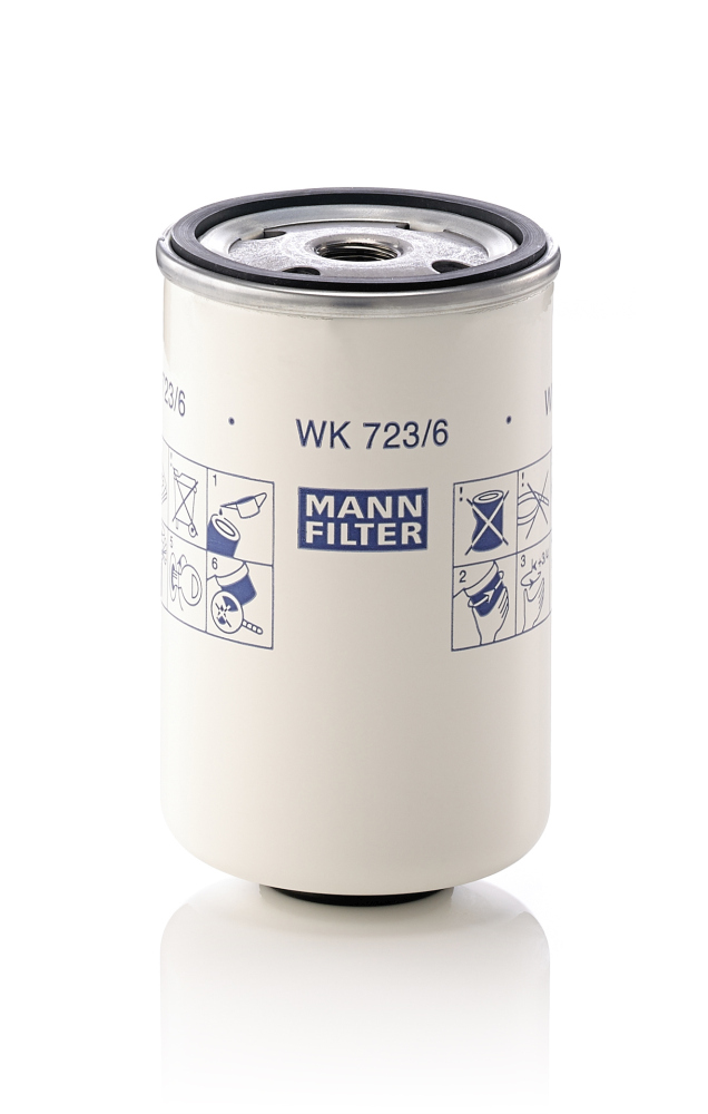 kuro filtras - WK 723/6 MANN-FILTER