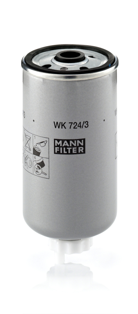 Fuel filter - WK 724/3 MANN-FILTER