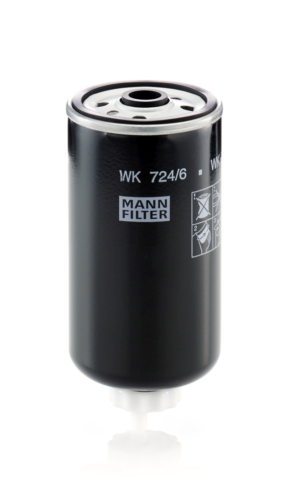 kuro filtras - WK 724/6 MANN-FILTER