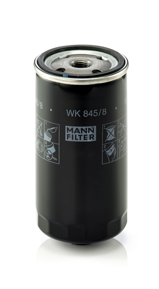kuro filtras - WK 845/8 MANN-FILTER