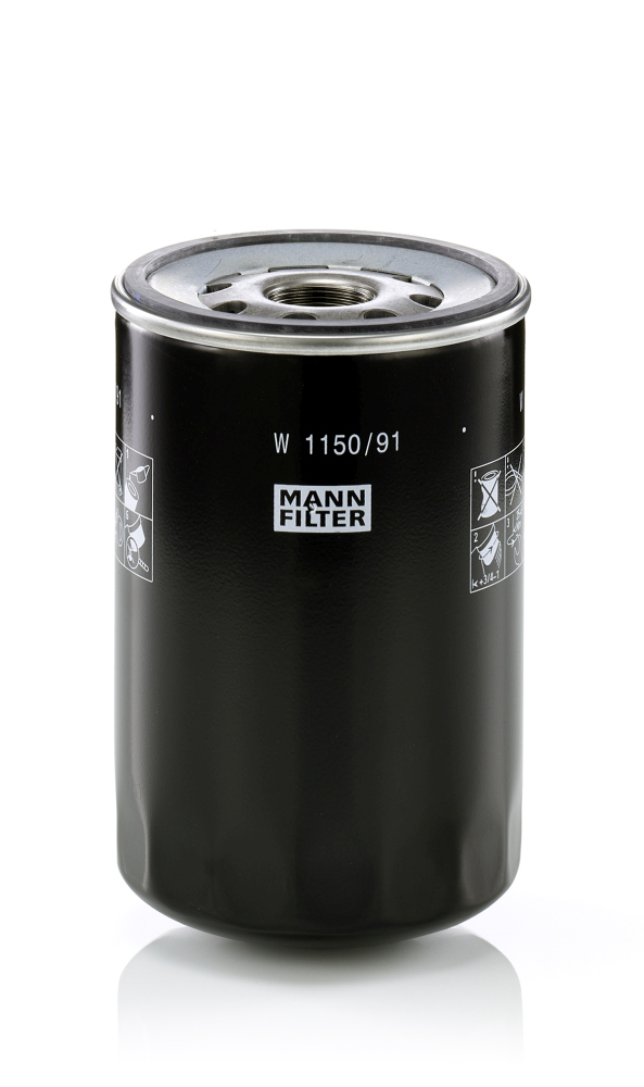Filter, operating hydraulics - W 1150/91 MANN-FILTER