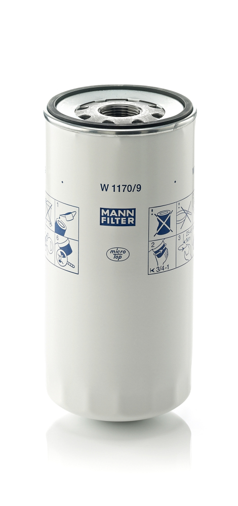 Oil Filter - W 1170/9 MANN-FILTER