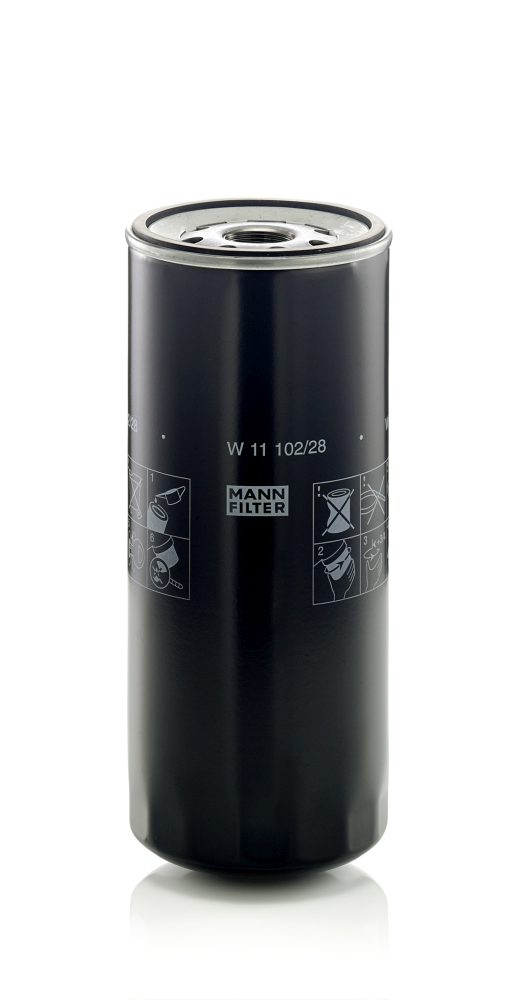Oil Filter - W 11 102/28 MANN-FILTER