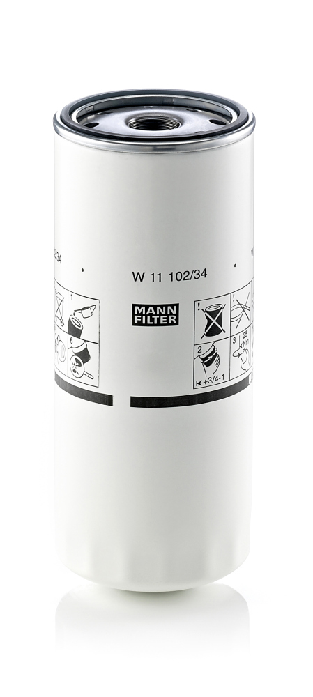 Filtro olio - W 11 102/34 MANN-FILTER