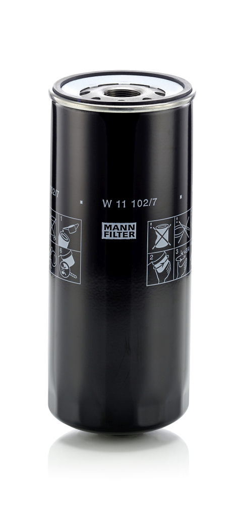 Oil Filter - W 11 102/7 MANN-FILTER