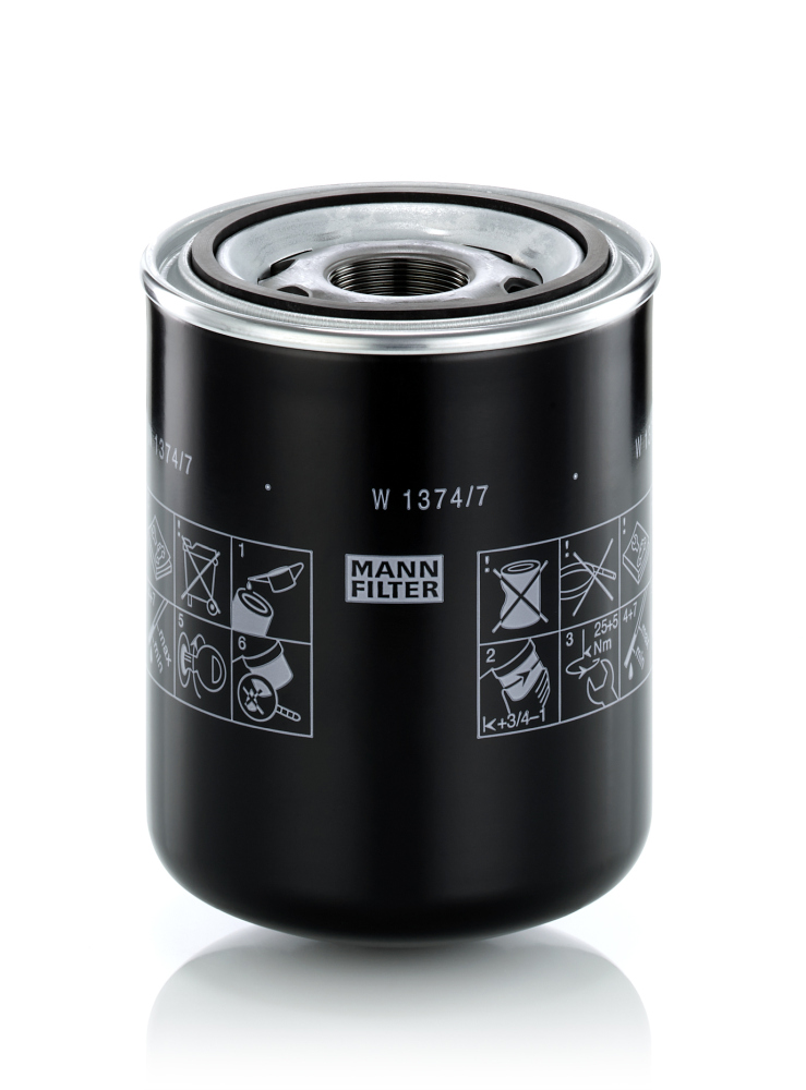 Oil Filter - W 1374/7 MANN-FILTER