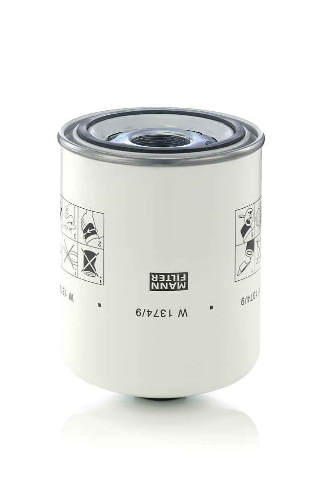 Filter, operating hydraulics - W 1374/9 MANN-FILTER