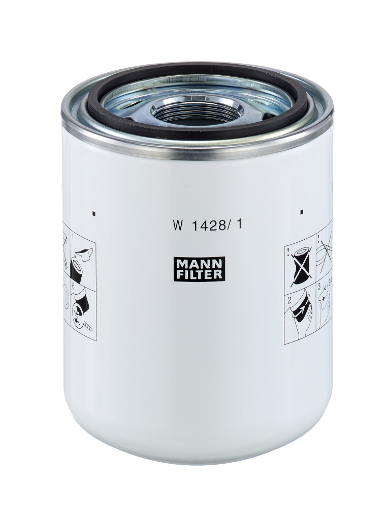 Filtro, Sistema idraulico di lavoro - W 1428/1 MANN-FILTER