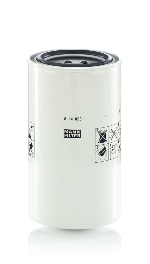 Filter, operating hydraulics - W 14 003 MANN-FILTER