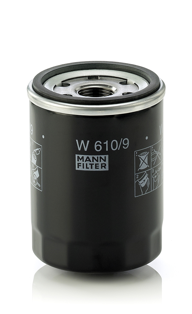 alyvos filtras - W 610/9 MANN-FILTER