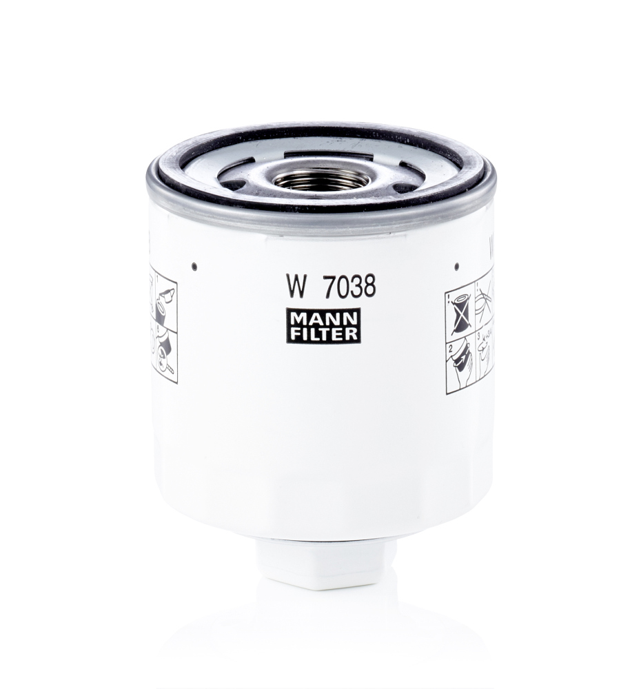 Filtro olio - W 7038 MANN-FILTER