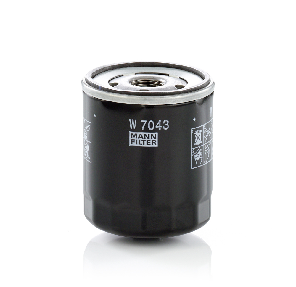 Oil Filter - W 7043 MANN-FILTER
