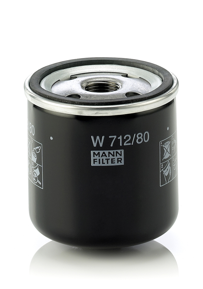 Oil Filter - W 712/80 MANN-FILTER