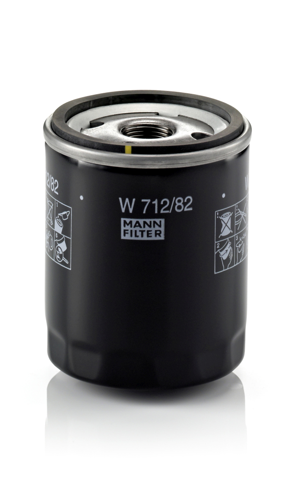 alyvos filtras - W 712/82 MANN-FILTER