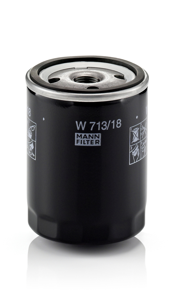 alyvos filtras - W 713/18 MANN-FILTER