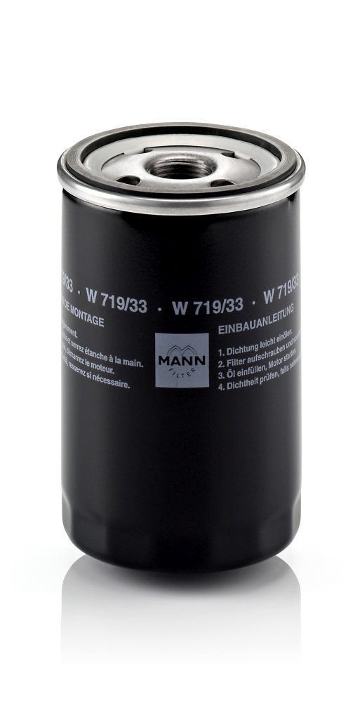 alyvos filtras - W 719/33 MANN-FILTER