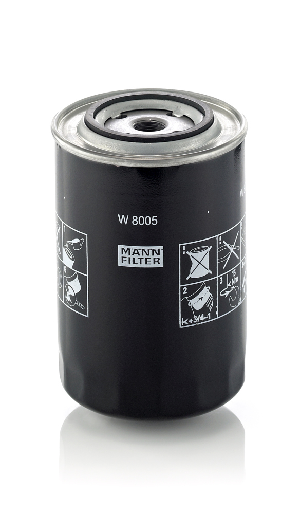 alyvos filtras - W 8005 MANN-FILTER