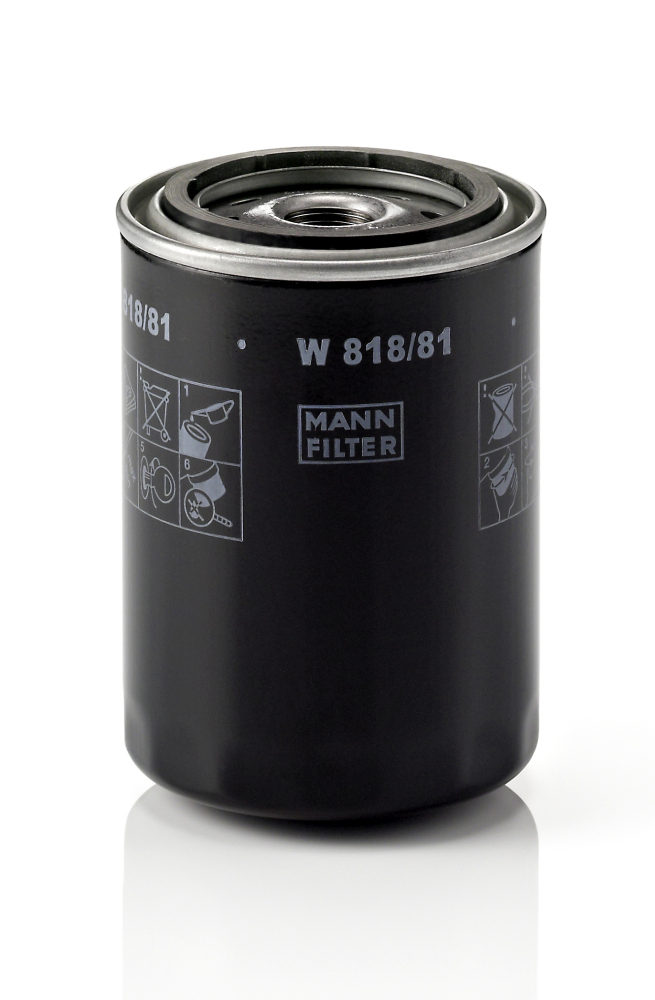 alyvos filtras - W 818/81 MANN-FILTER