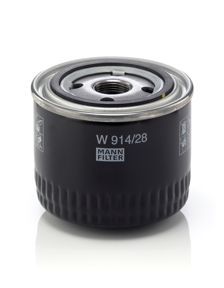 alyvos filtras - W 914/28 MANN-FILTER
