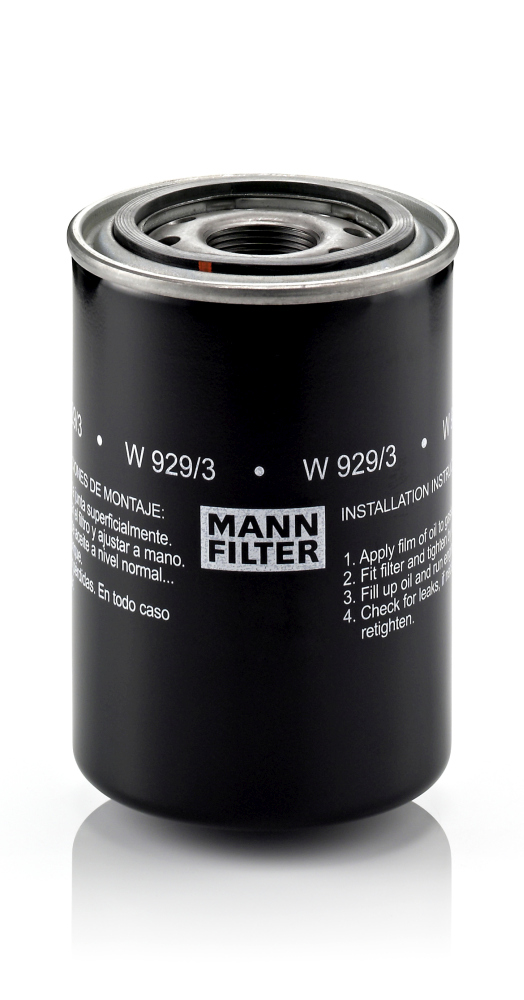 Oil Filter - W 929/3 MANN-FILTER