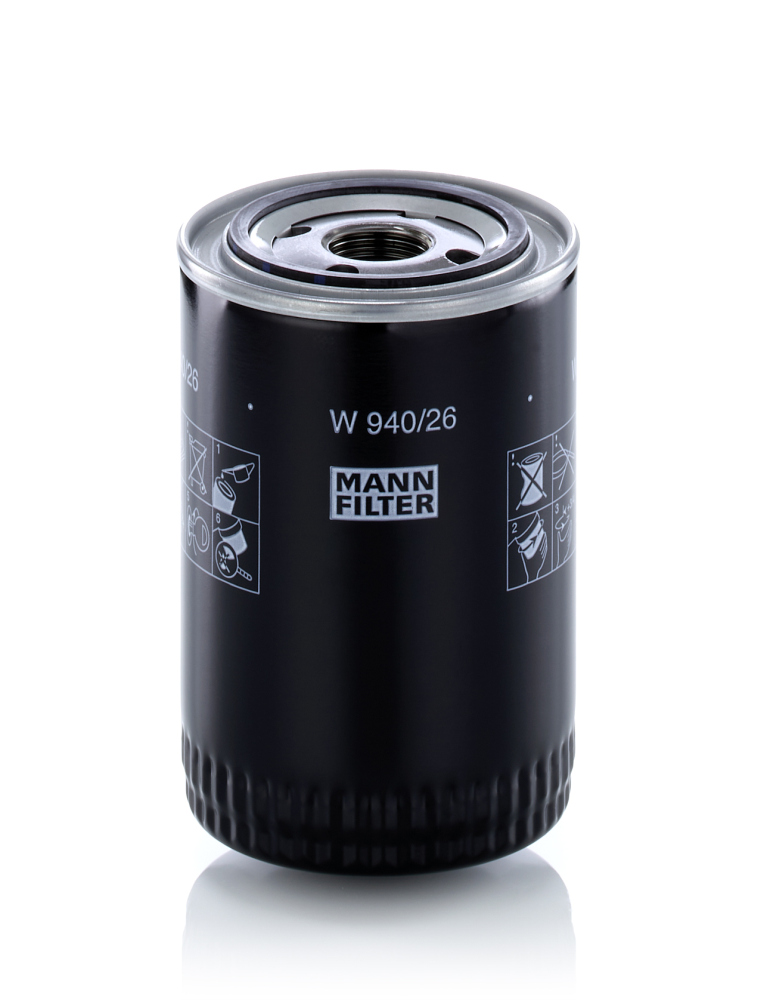 Oil Filter - W 940/26 MANN-FILTER