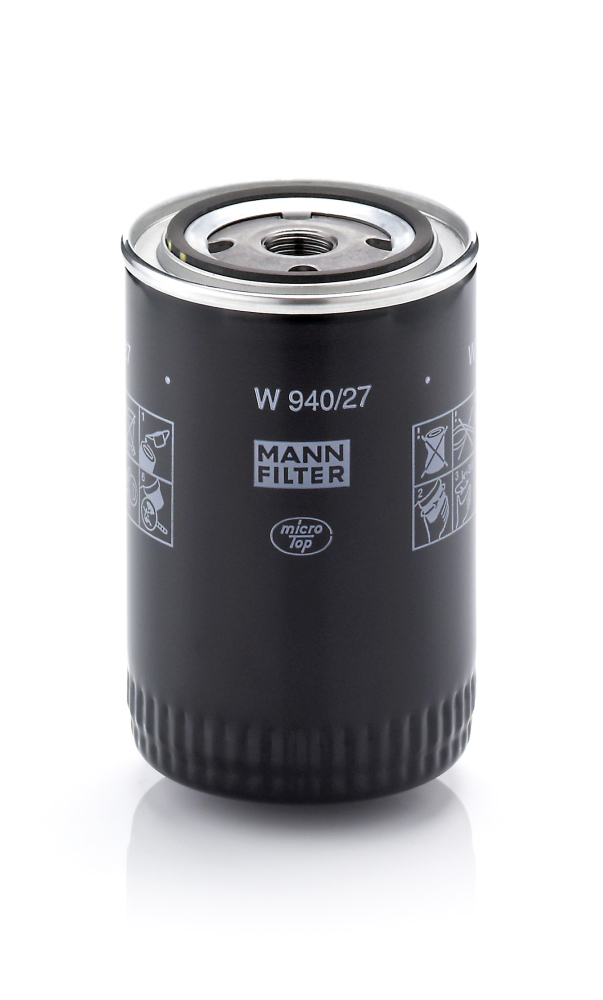 alyvos filtras - W 940/27 MANN-FILTER