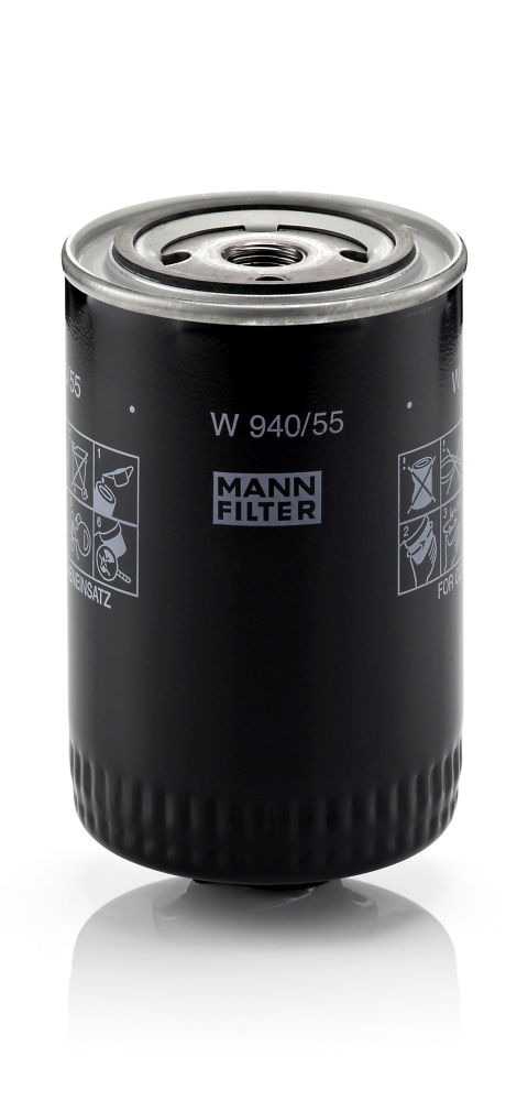 alyvos filtras - W 940/55 MANN-FILTER