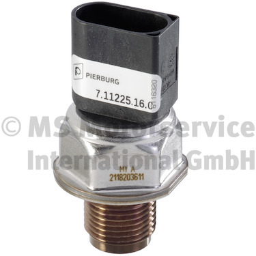 Sensor, fuel pressure - 7.11225.16.0 PIERBURG