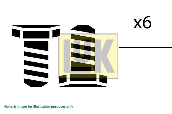 Комплект болтов, маховик - 411 0133 10 Schaeffler LuK