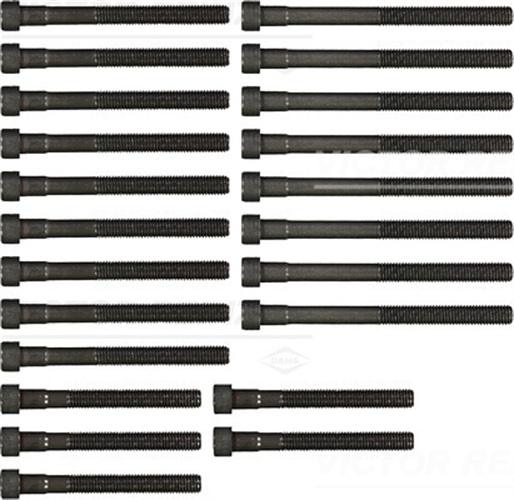 Bolt Kit, cylinder head - 14-32032-02 VICTOR REINZ