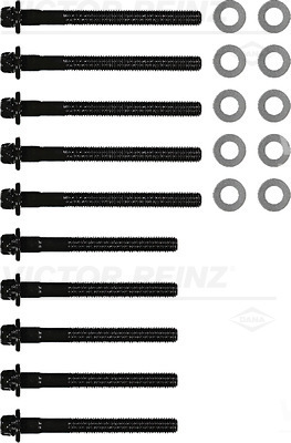 Bolt Kit, cylinder head - 14-32089-01 VICTOR REINZ