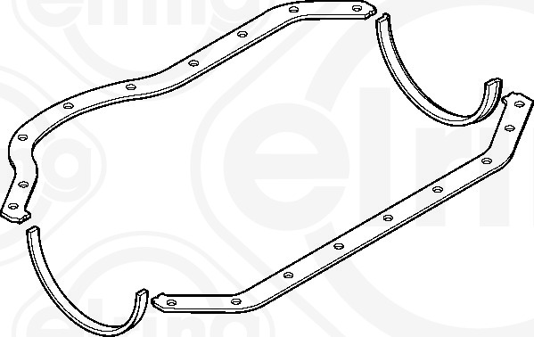 Gasket Set, oil sump - 088.863 ELRING