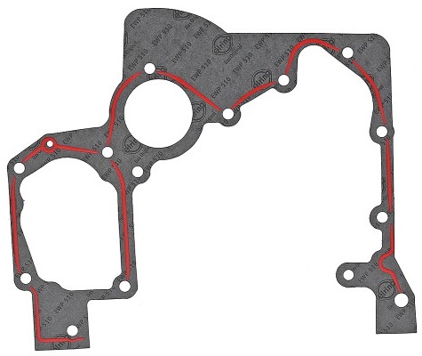 Gasket, timing case - 895.289 ELRING
