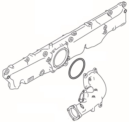 Gasket, intake manifold housing - 906.740 ELRING