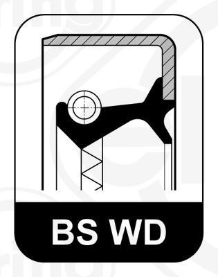 Shaft Seal, wheel hub - B19.380 ELRING