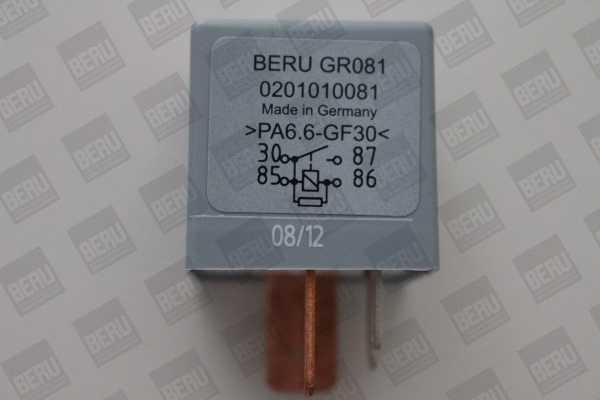 Relay, glow plug system - GR081 BorgWarner (BERU)
