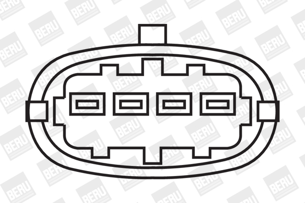 Катушка зажигания - ZSE019 BorgWarner (BERU)
