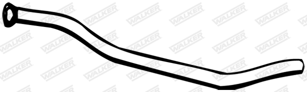 Труба выхлопного газа - 09969 WALKER