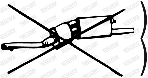Труба выхлопного газа - 10371 WALKER