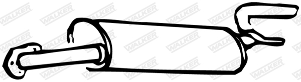 Глушитель выхлопных газов конечный - 22157 WALKER