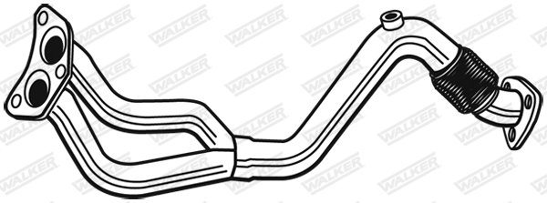 Предглушитель выхлопных газов - 22208 WALKER